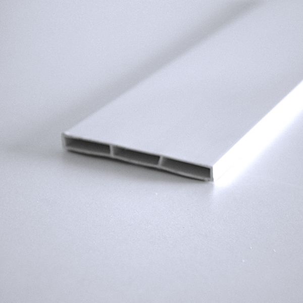 Tube rectangulaire - Plinthe 60x6 mm